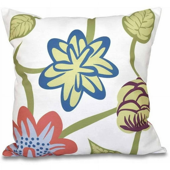 Simply Daisy 16" x 16" Tropical Floral Floral Print Pillow