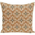 thumbnail image 1 of Simply Daisy 16" x 16" Trumpet Flower Geometric Print Pillow, 1 of 2