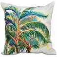 thumbnail image 1 of Simply Daisy 16" x 16" Vacation Floral Print Pillow, White, 1 of 2