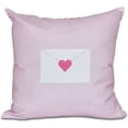 thumbnail image 1 of Simply Daisy 16" x 16" Valentine Print Outdoor Pillow, Light Pink, 1 of 1