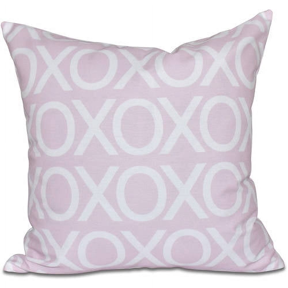 Simply Daisy 16" x 16" Valentine Print Outdoor Pillow