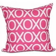 thumbnail image 1 of Simply Daisy 16" x 16" Valentine Print Pillow, Fuschia, 1 of 1
