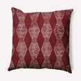 thumbnail image 1 of Simply Daisy 16" x 16" Victorian Red Polyester Throw Pillow, 1 of 3