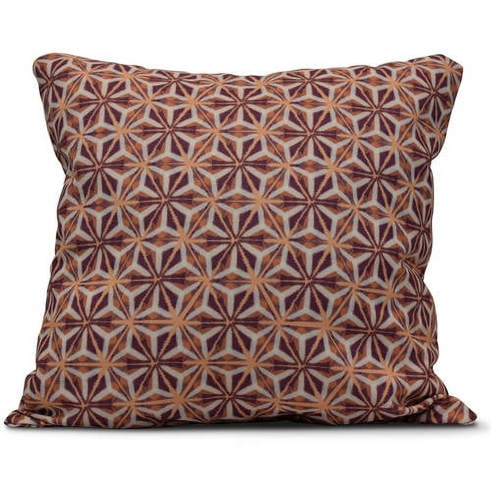 Simply Daisy 16" x 16" Water Mosaic Geometric Print Pillow
