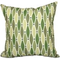 thumbnail image 1 of Simply Daisy 16" x 16" Wavy Geometric Print Pillow, Green, 1 of 1