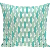 Simply Daisy 16" x 16" Wavy Geometric Print Pillow