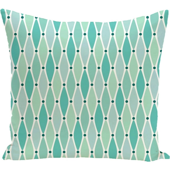 Simply Daisy 16" x 16" Wavy Geometric Print Pillow