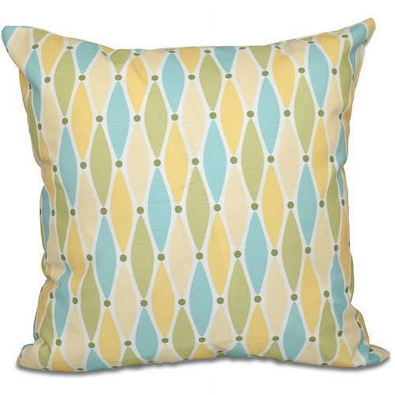 Simply Daisy 16" x 16" Wavy Splash Geometric Print Pillow