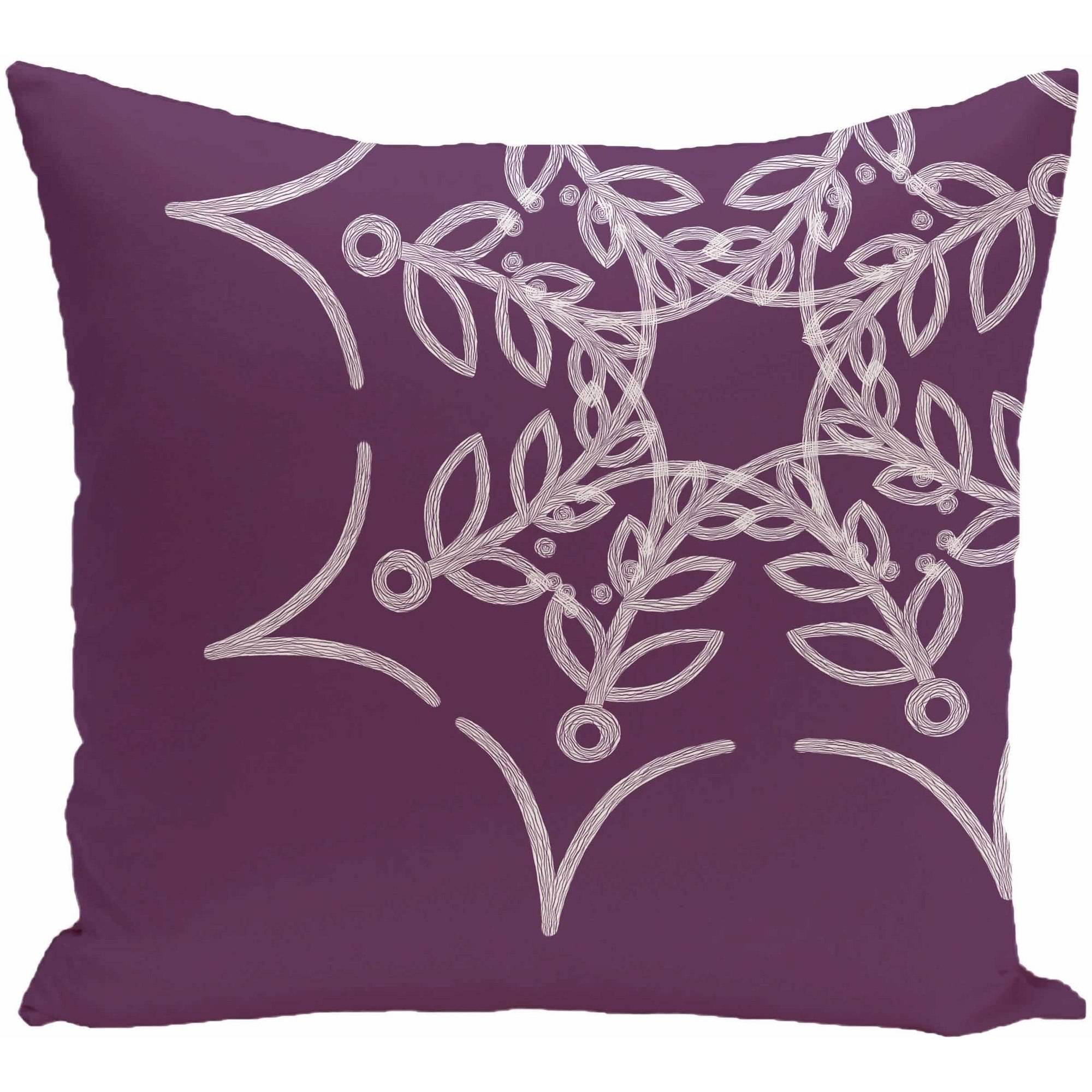 Simply Daisy 16" x 16" Web Art Holiday Print Pillow