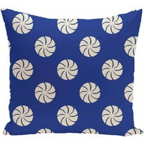 Simply Daisy 16" x 16" Whirl of the Season Decorative Holiday Geometric Print Pillow