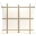 thumbnail image 1 of Simply Daisy 16" x 16" Windowpane Plaid Geometric Print Outdoor Pillow, 1 of 1