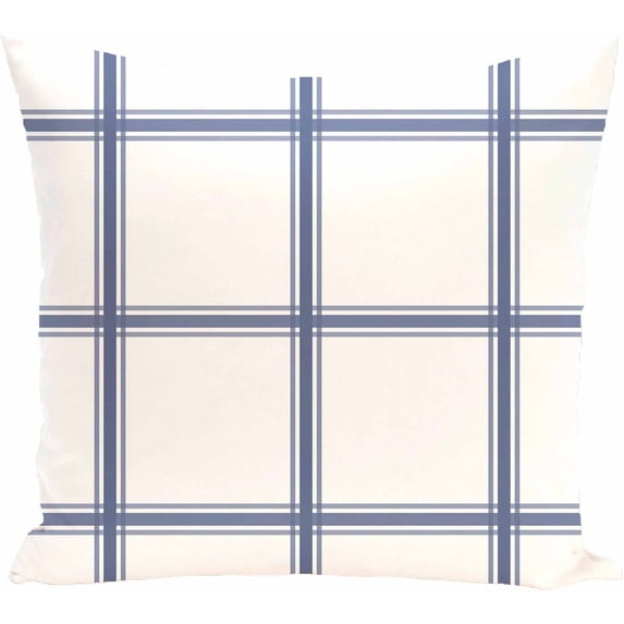 Simply Daisy 16" x 16" Windowpane Plaid Geometric Print Pillow