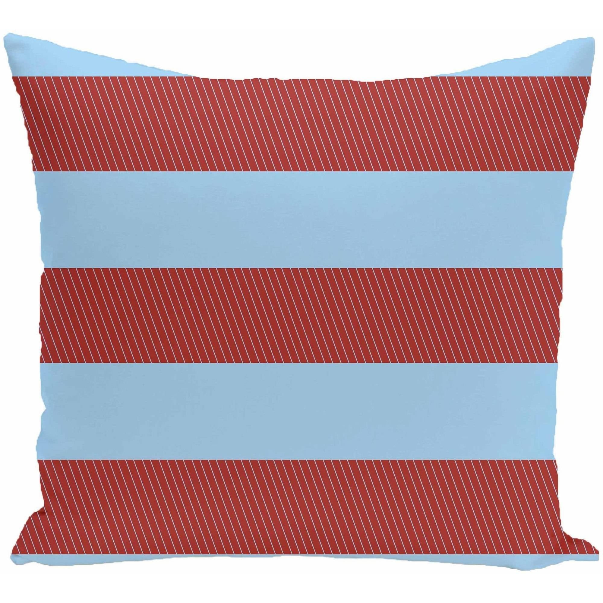 Simply Daisy 16" x 16" Windward Stripes Print Pillow