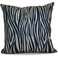 thumbnail image 1 of Simply Daisy 16" x 16" Wood Stripe Geometric Print Outdoor Pillow, Blue, 1 of 6