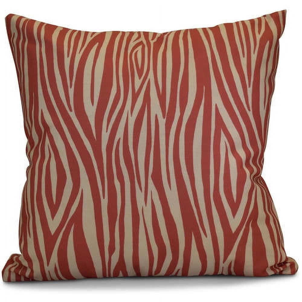 Simply Daisy 16" x 16" Wood Stripe Geometric Print Pillow