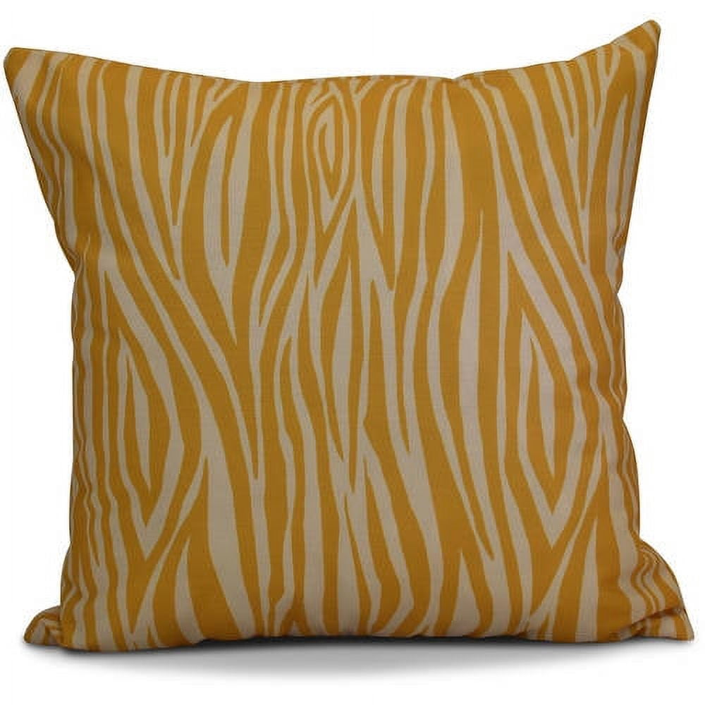 Simply Daisy 16" x 16" Wood Stripe Geometric Print Pillow