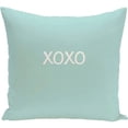 thumbnail image 1 of Simply Daisy 16" x 16" XOXO Word Print Pillow, 1 of 2