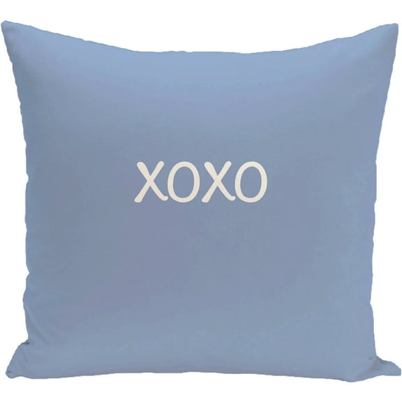 Simply Daisy 16" x 16" XOXO Word Print Pillow