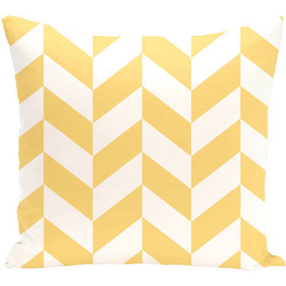 Simply Daisy 16" x 16" Zigzag Jag Geometric Print Outdoor Pillow