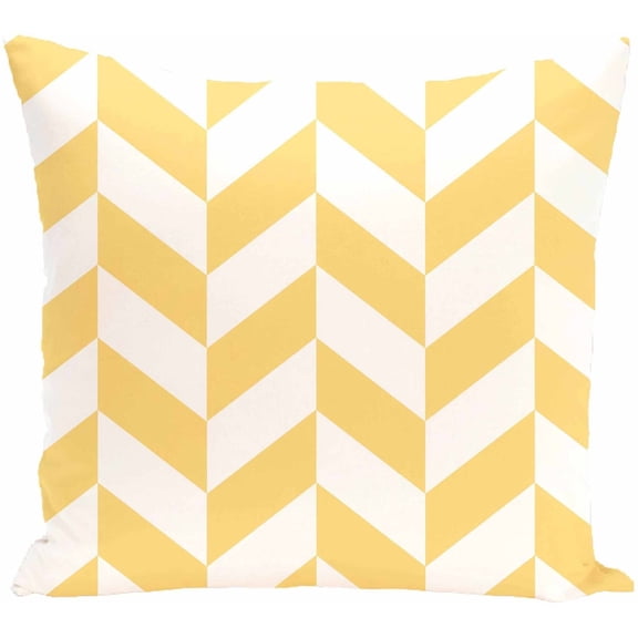Simply Daisy 16" x 16" Zigzag Jag Geometric Print Pillow