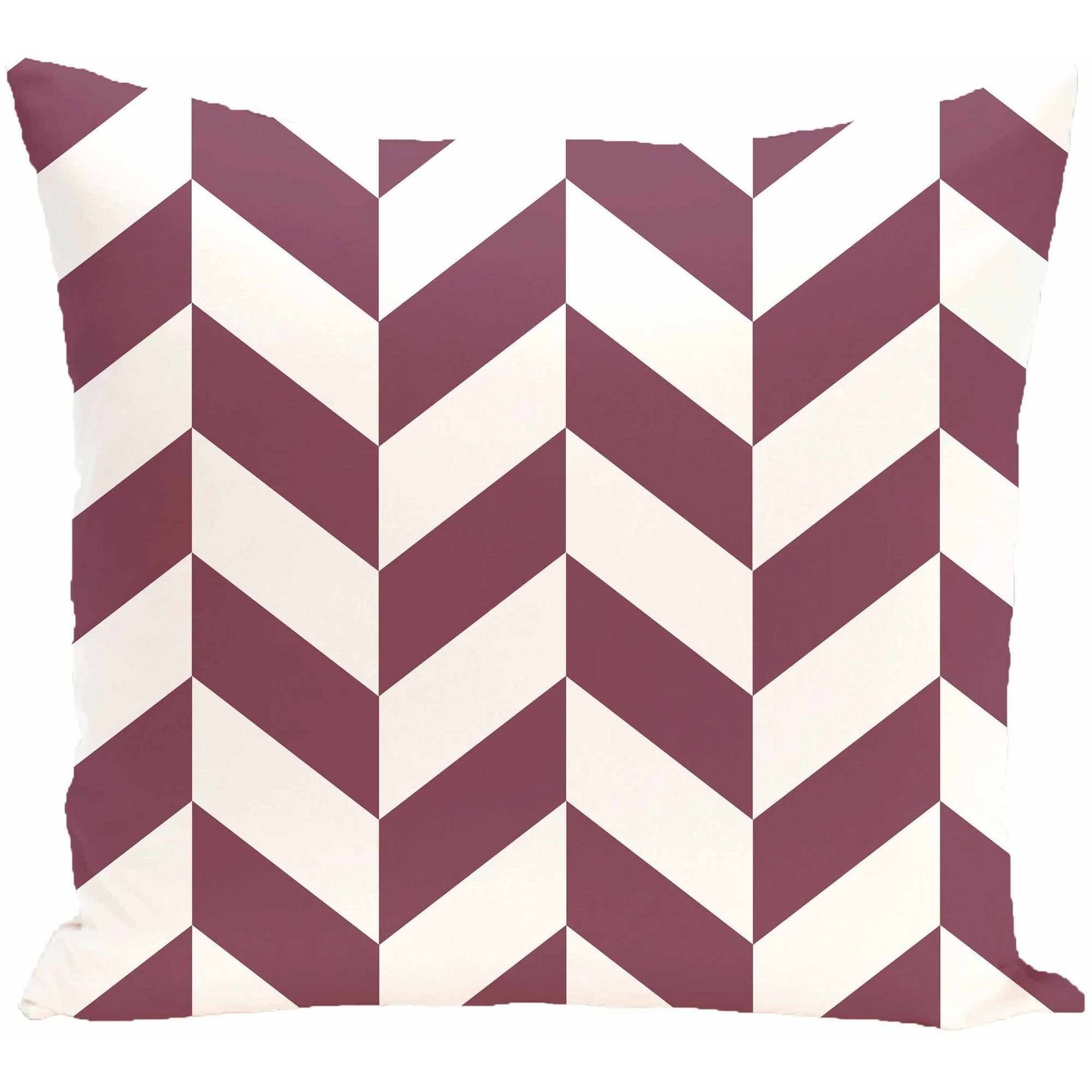 Simply Daisy 16" x 16" Zigzag Jag Geometric Print Pillow