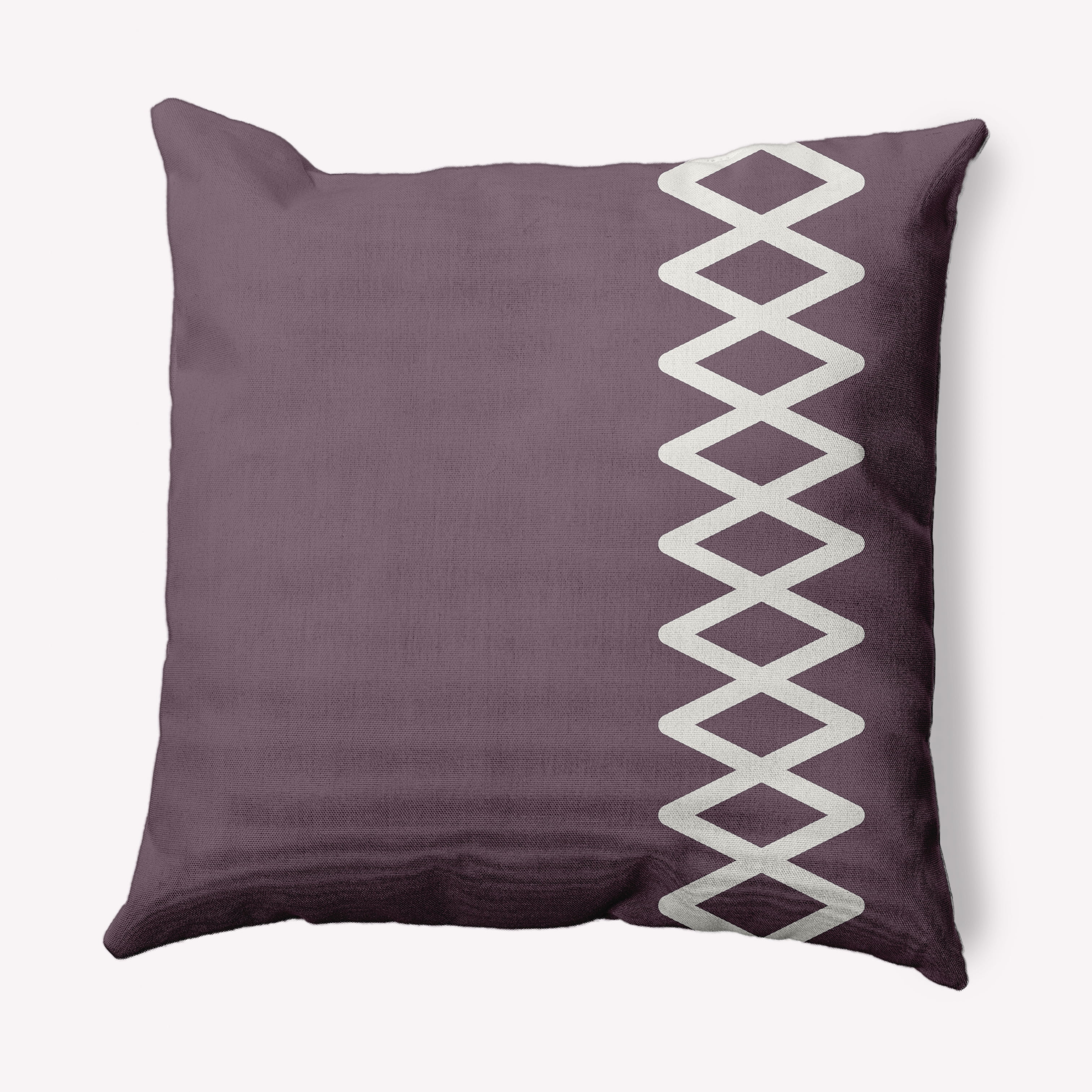 Simply Daisy 16" x 16" Zipper Stripe Nautical Decorative Indoor Pillow