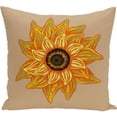 thumbnail image 1 of Simply Daisy 16" x 16" el girasol feliz Flower Print Pillow, 1 of 1