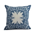 thumbnail image 1 of Simply Daisy, 16 x 16Inch, Cuban Tile 1, Geometric Print Pillow, Teal, 1 of 2