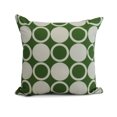 thumbnail image 1 of Simply Daisy, 16 x 16Inch, Small Modcircles, Geometric Print Pillow, Green, 1 of 2