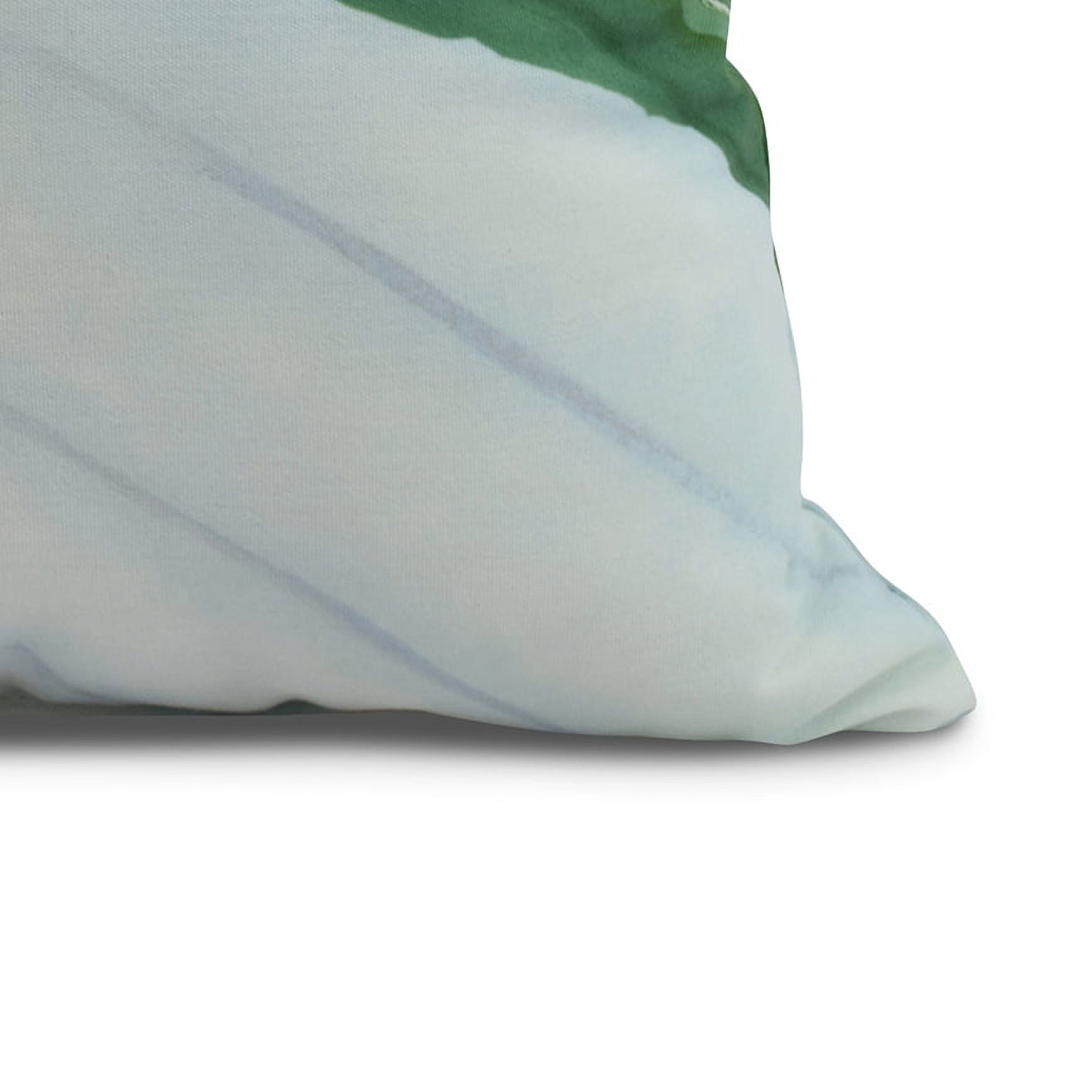 Simply Daisy, 16 x 16inch, Boat Bow Center, Geometric Print Pillow, Green