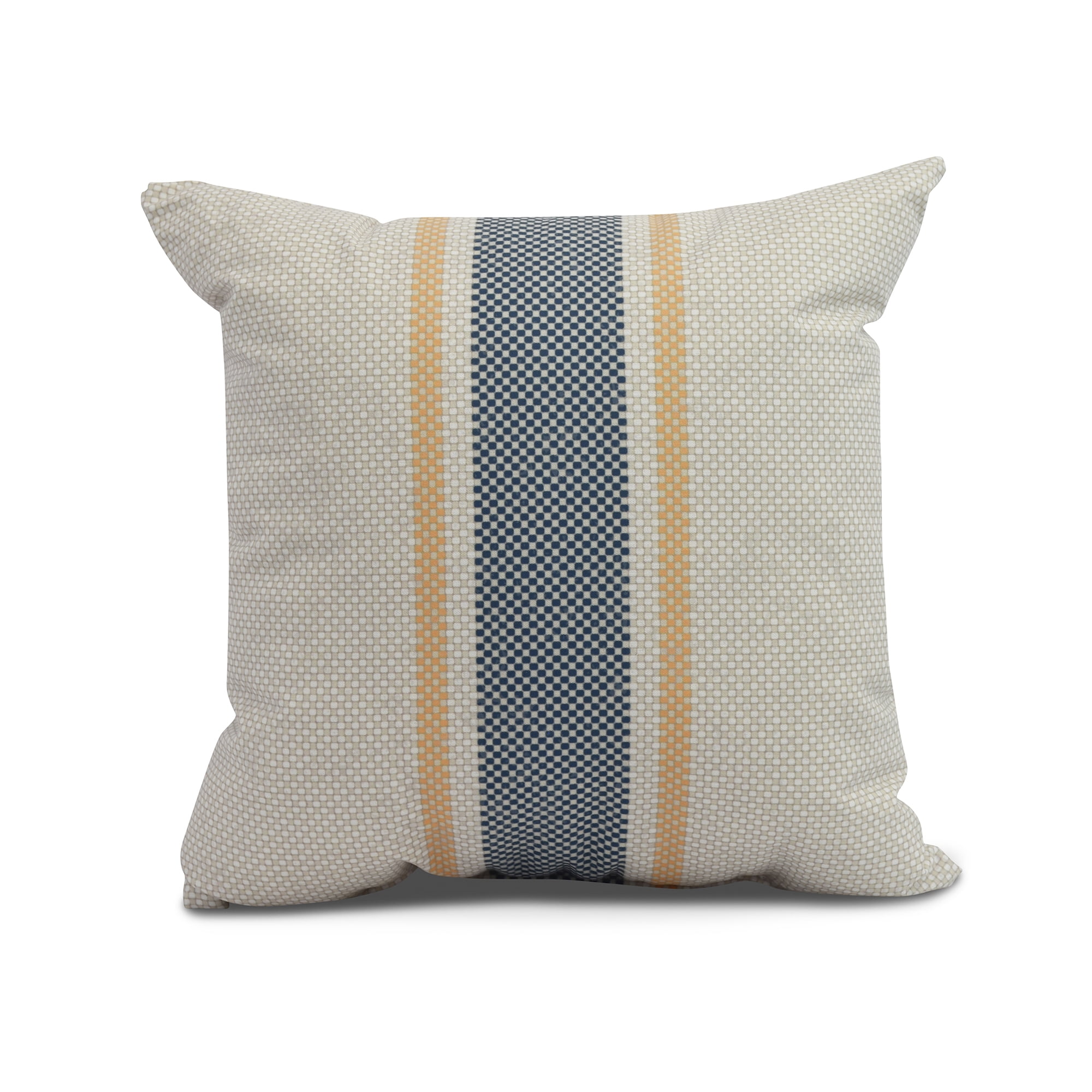 Simply Daisy, 16 x 16inch,Grain Sack Decorative Pillow,Yellow