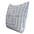 thumbnail image 1 of Simply Daisy, 16 x 16inch, Greek New Key, Geometric Print Pillow, Blue, 1 of 2