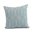 thumbnail image 1 of Simply Daisy, 16 x 16inch, Ovals Go \'Round Geometric Print Pillow, Pale Blue, 1 of 2
