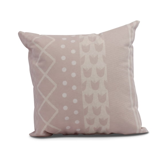 Simply Daisy, 16 x 16inch,Pattern Stripe Decorative Pillow,Pale Pink