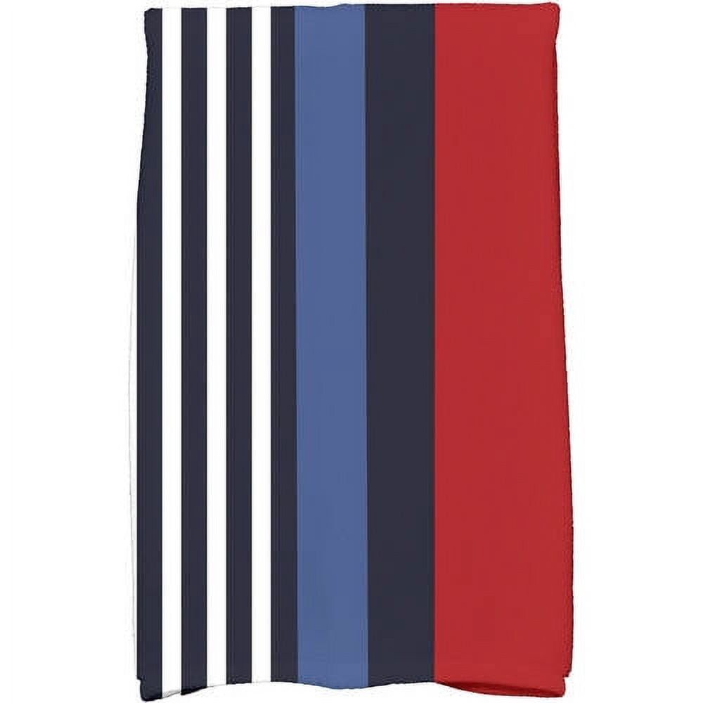 Simply Daisy 16" x 25" Beach Shack Stripe Print Kitchen Towel