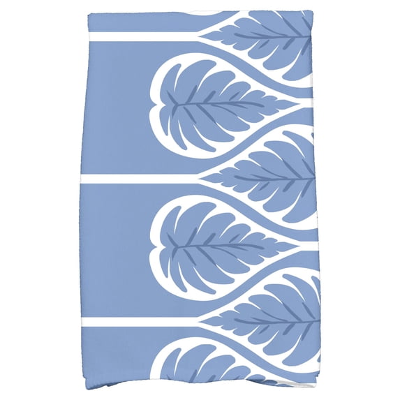 Simply Daisy 16" x 25" Fern 1 Floral Print Hand Towel