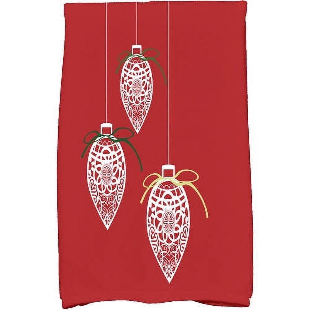 Simply Daisy 16" x 25" Filagree Ornaments Geometric Print Hand Towel