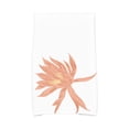 thumbnail image 1 of Simply Daisy, 16 x 25 Inch, Hojaver, Floral Print Kitchen Towel, Orange, 1 of 2