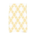 thumbnail image 1 of Simply Daisy, 16 x 25 Inch, Small Modcircles, Geometric Print Kitchen Towel, Yellow, 1 of 2