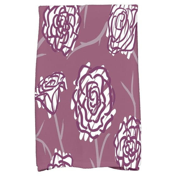 Simply Daisy 16" x 25" Spring Floral 2 Floral Print Hand Towel