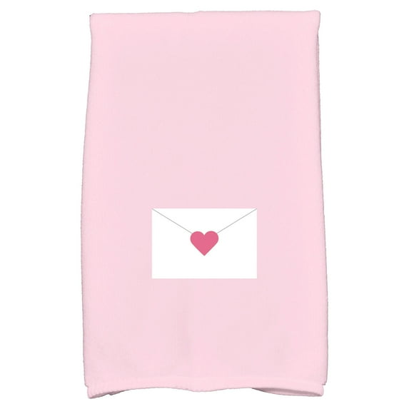Simply Daisy 16" x 25" Valentine Print Hand Towel