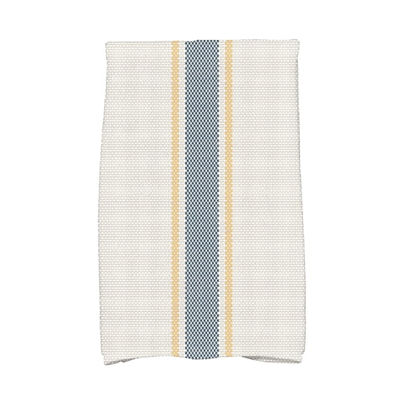 Simply Daisy, 16 x 25 inch, Grain Sack Kitchen Towel, Yellow