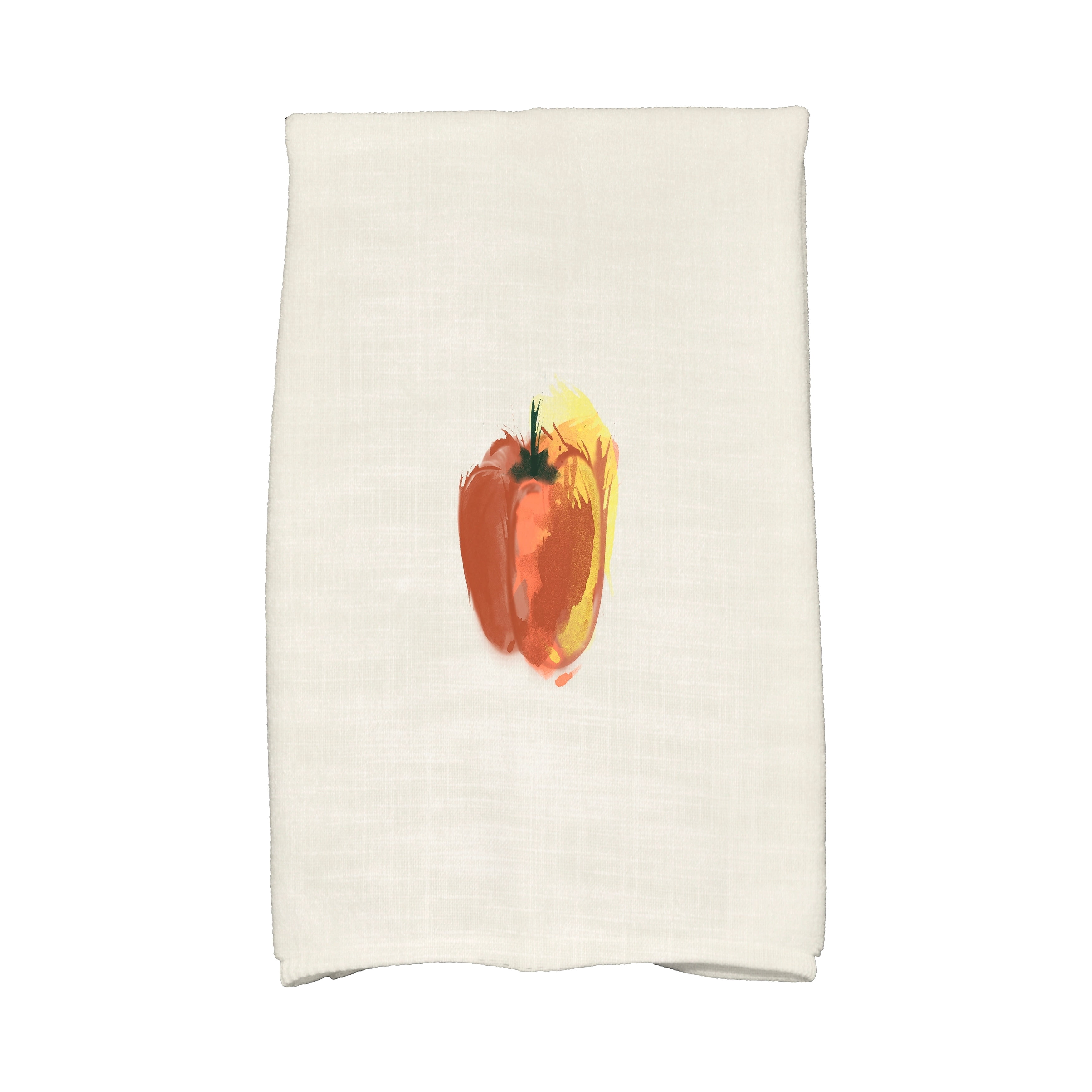 Simply Daisy, 16 x 25 inch, Pepper Kitchen Towel, Rust