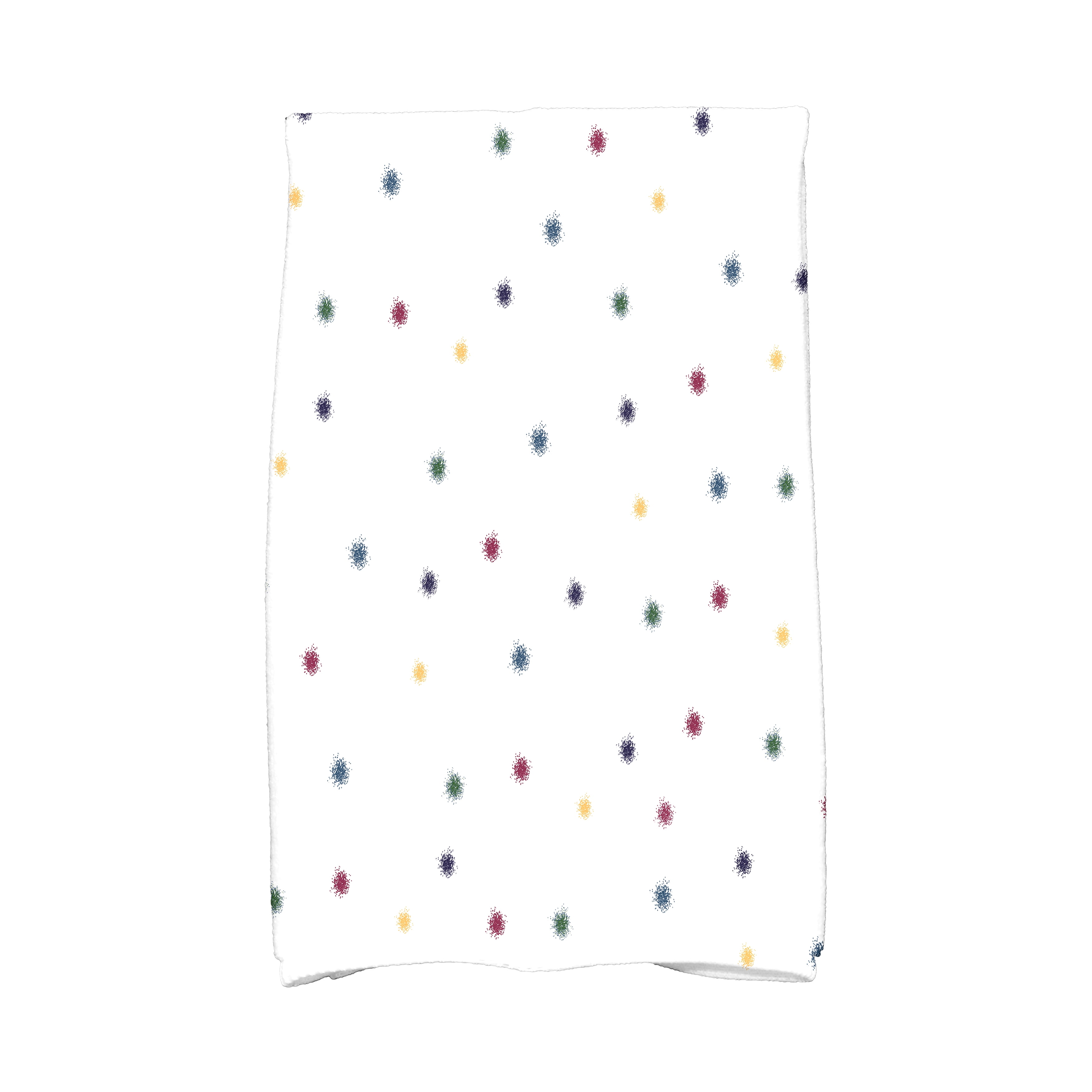 Simply Daisy, 16 x 25 inch, Veggie Dots Kitchen Towel, Green