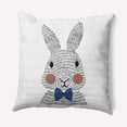 thumbnail image 1 of Simply Daisy 18 in x 18 in Animal Print Easter Polyester Throw Pillow, 1 of 4