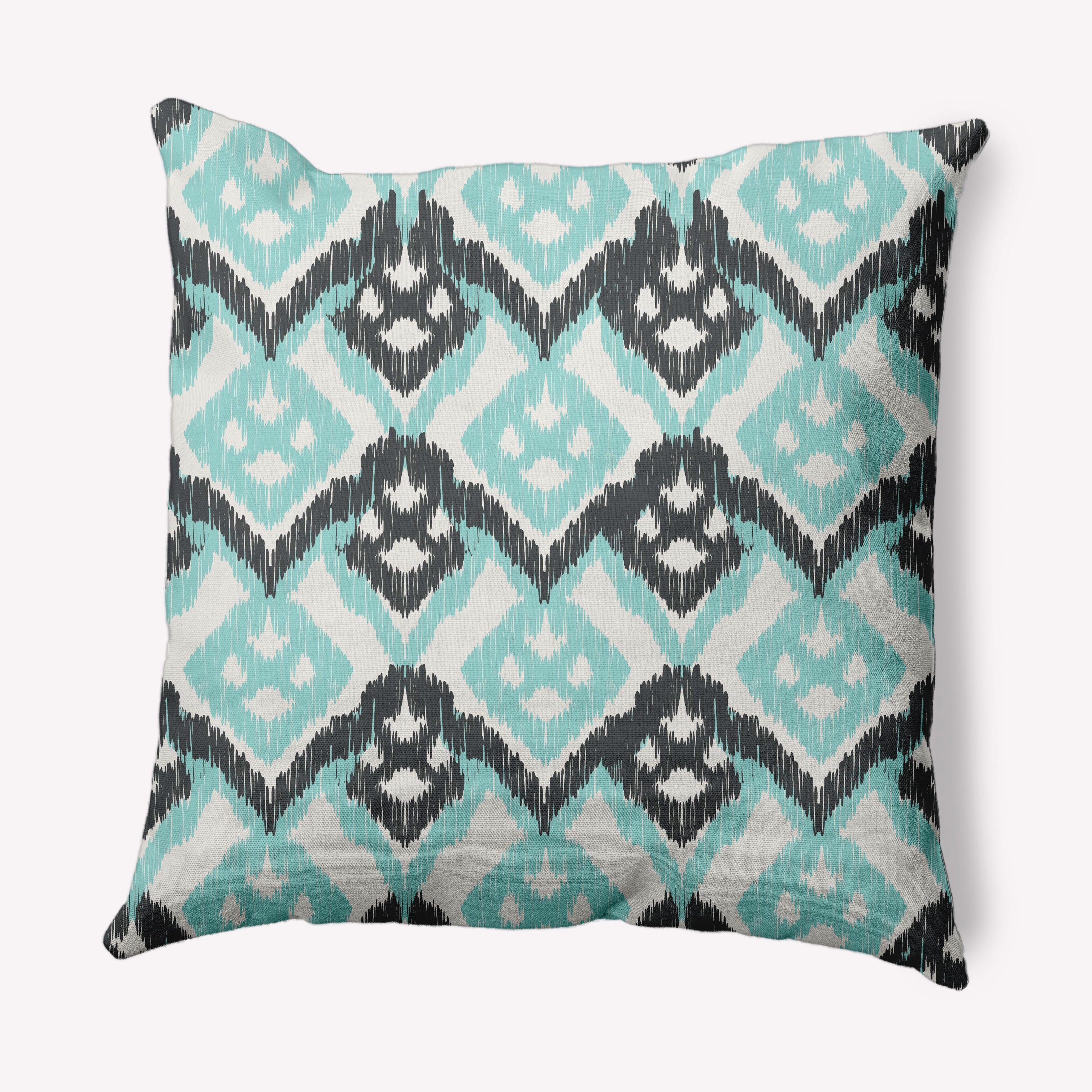 Simply Daisy 18 in x 18 in Contemporary Black Pepper Polyester Throw Pillow