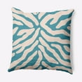 thumbnail image 1 of Simply Daisy 18 in x 18 in Contemporary Blue and Pink Polyester Throw Pillow, 1 of 2