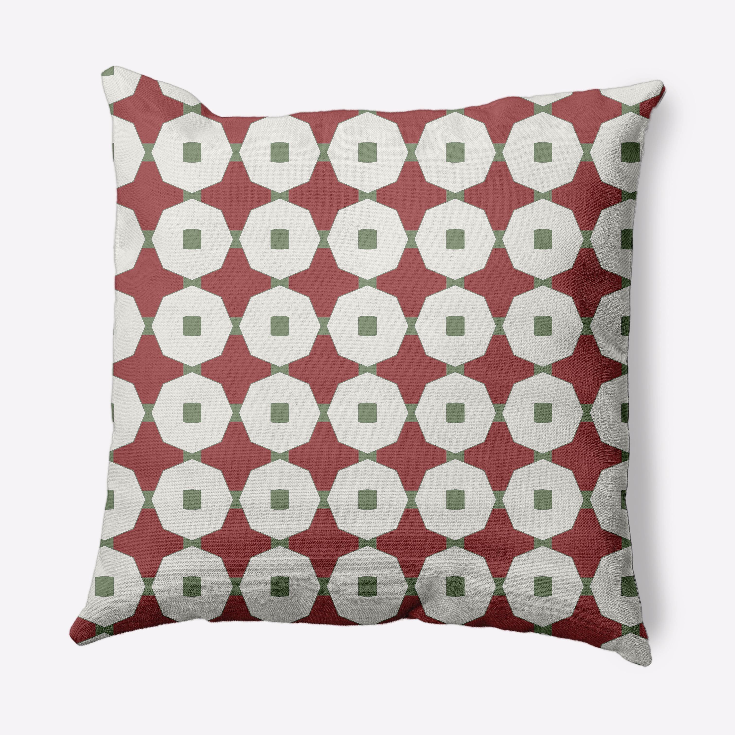 18" x 18" Simply Daisy Button Up Decorative Throw Pillow