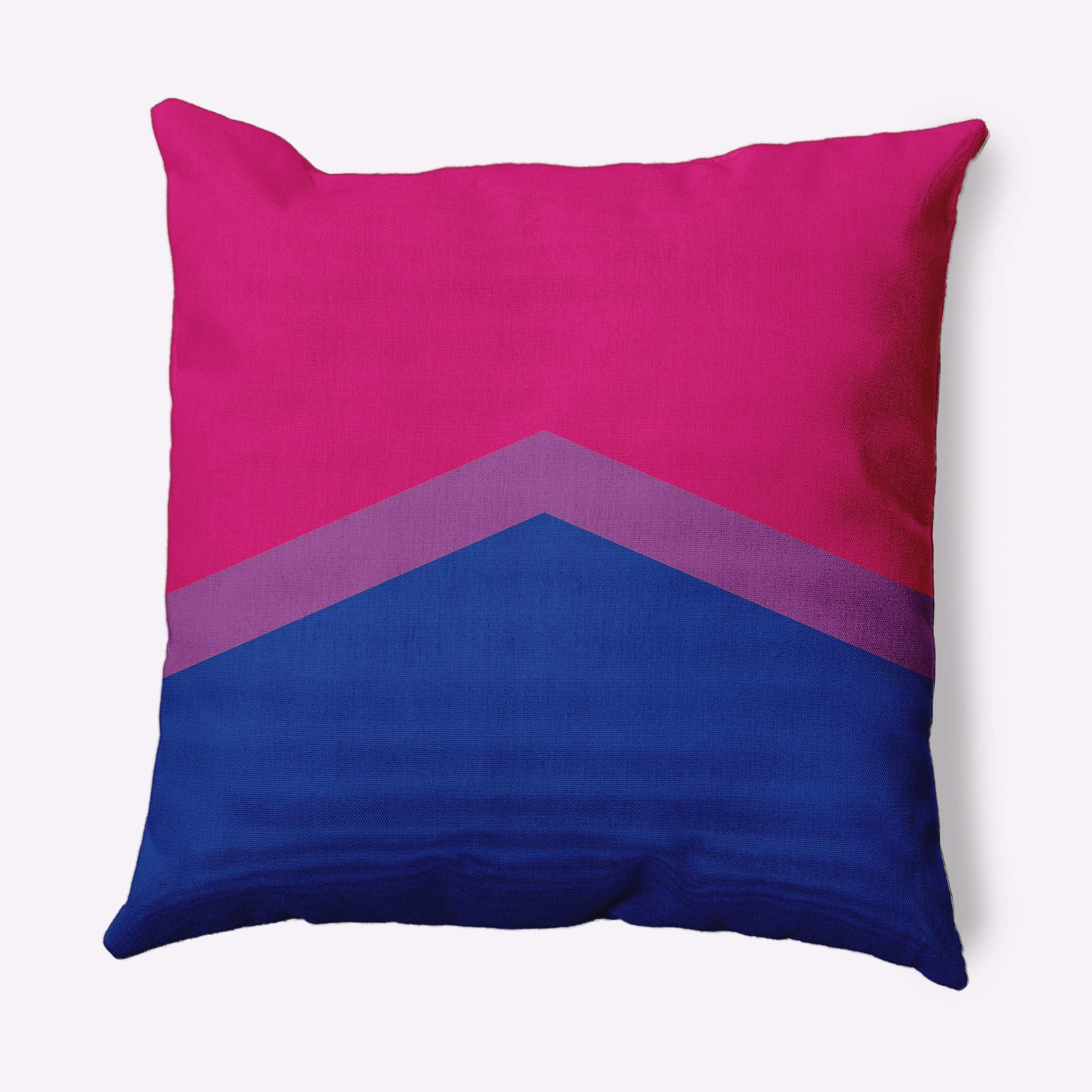Simply Daisy 18 inch Bisexual Chevron Outdoor Throw Pillow