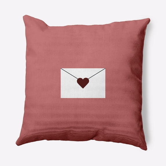Simply Daisy 18 inch Love Letter Valentines Decorative Throw Pillow